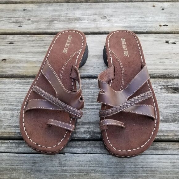 Vintage 90s y2k Lower East Side Chunky Lug Sole Jammer Platform Slide 11 - Picture 1 of 7